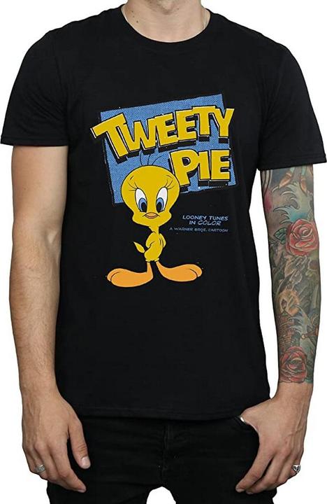 Produktbild Looney Tunes Mens Classic Tweety Cotton T-Shirt (M)