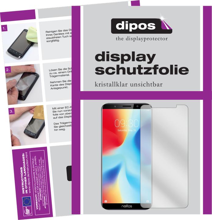 Immagine prodotto Dipos Pellicola Protettiva (2 Pezzo/i, TP-Link Neffos C9A)