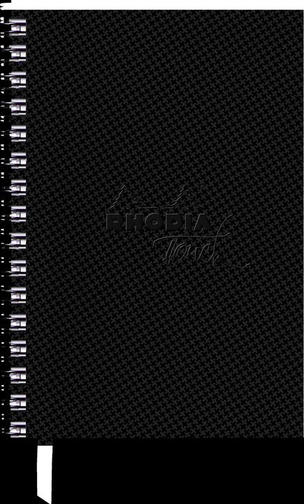 Image du produit Rhodia Touch Watercolor Book, papier 100% coton grain satiné 300g - A6 portrait, 40 pages - Noir (300 g/m², 240 x)