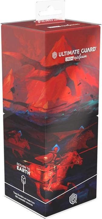 Actual product image Ultimate Guard RTE Boulder 100+ 2024 Exclusive Duo-Pack - Dominik Mayer: Crowned With Fire