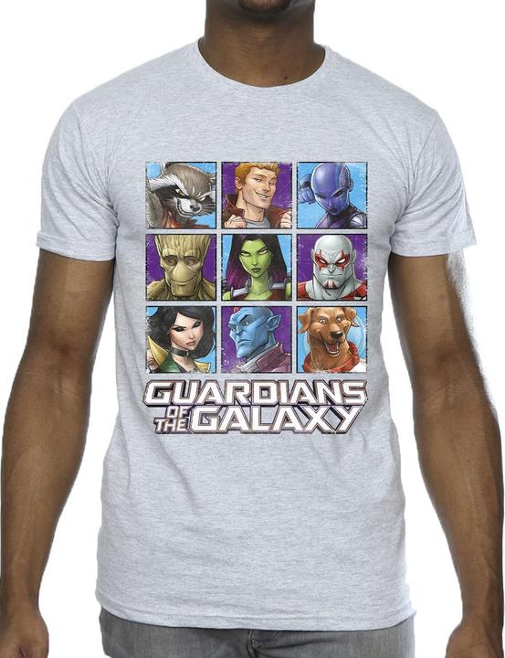 Produktbild Guardians of the Galaxy Character Squares TShirt (4XL)