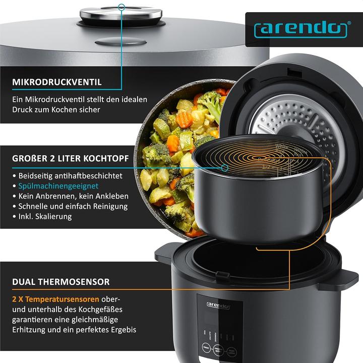 Actual product image Arendo Multicooker