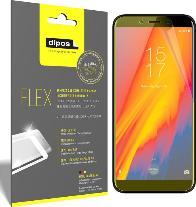 Immagine prodotto Dipos Pellicola Protettiva Full-Cover 3D (2 Pezzo/i, HomTom S99)