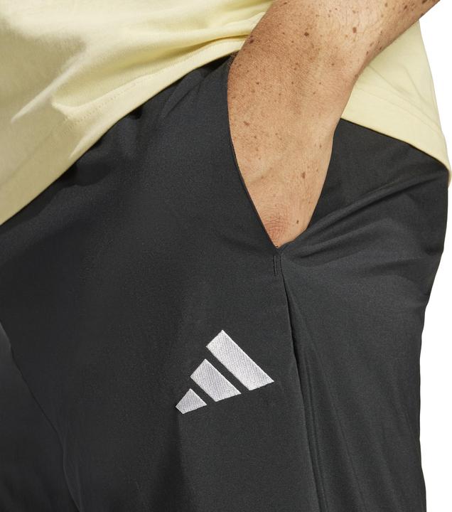 Actual product image adidas Herren Essentials SMALL Logo Stanford Pant Elasticated, Black/White, XL (XL)