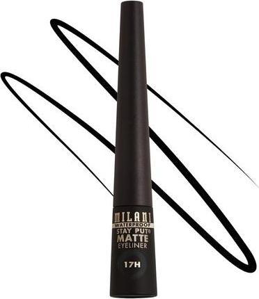 Image du produit Milani Stay Put Matte Liquid Eyeliner Waterproof Long Lasting Smudgeproof Makeup Pen Noir (Noir)