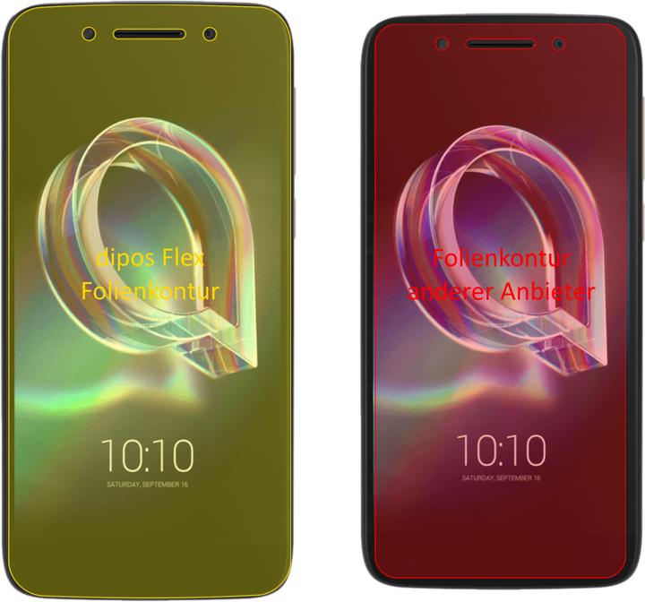 Immagine prodotto Dipos Pellicola Protettiva Full-Cover 3D (3 Pezzo/i, Alcatel Idol 5)