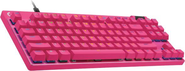 Produktbild Logitech PRO X TKL RAPID - MAGENTA - CH - EMEA28i-935 (CH, Kabelgebunden)