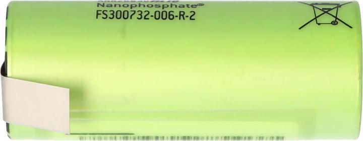 Immagine prodotto A123 Systems Akku ANR26650M1B, mit Lötfahnen Z-Form (1 pz., 2500 mAh)