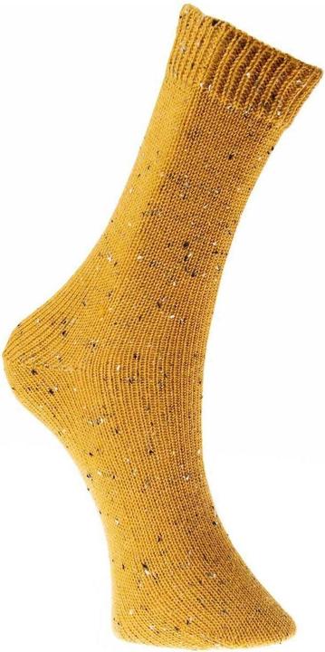 Produktbild Rico Design Wolle Soft Tweed für Socken 4-fädig, 100 g, Senfgelb (375 m)