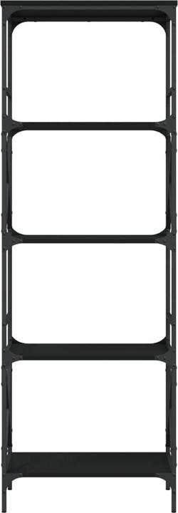 Actual product image VidaXL Bookcase 5 shelves black 59x35x171 cm