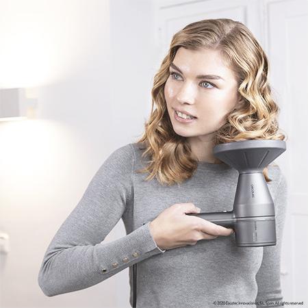 Actual product image Cecotec Bamba IoniCare 5500 PowerStyle Hair Dryer 1800W with HairCare Technology Dark Grey