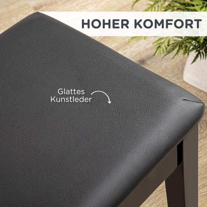 Image du produit Homcom Banc de piano avec espace de rangement (Chaise de musicien)