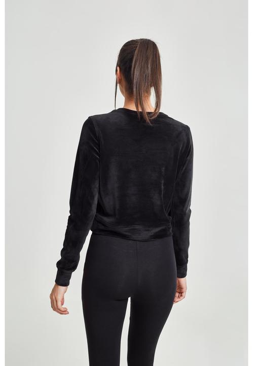 Immagine prodotto Urban Classics Girocollo corto da donna in velluto (XS)