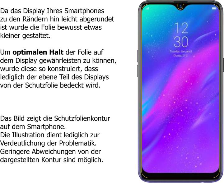 Actual product image Dipos Screen Protector Anti-Shock (2 Piece, Realm 3 Pro)