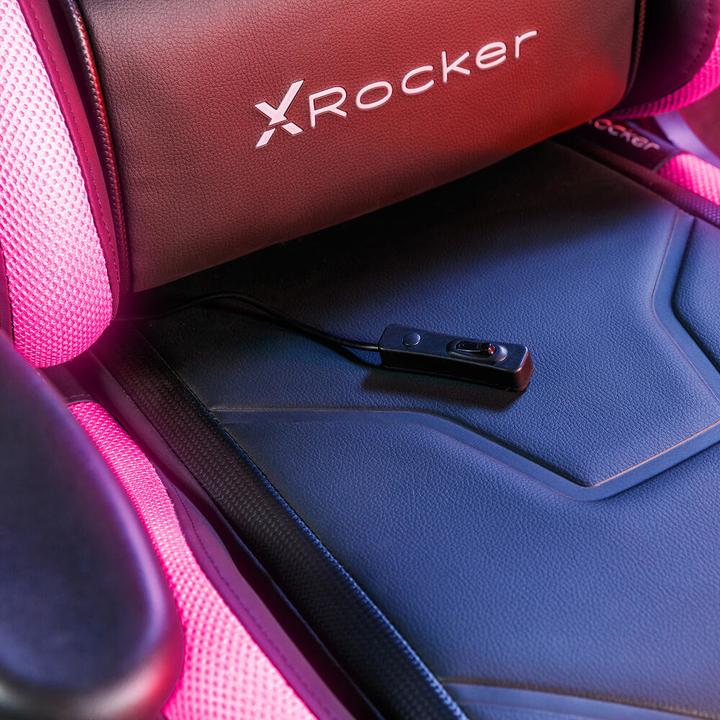 Actual product image X Rocker Chaise de jeu eSports compacte RVB Agility JR Noire/Grise