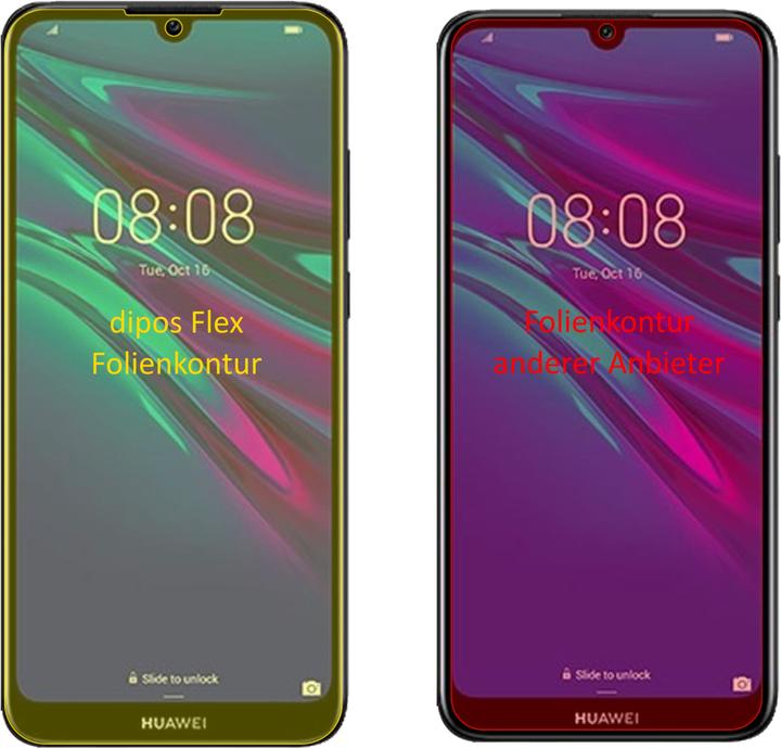 Produktbild Dipos Displayschutzfolie Full-Cover 3D (2 Stück, Huawei Y6 (2019))