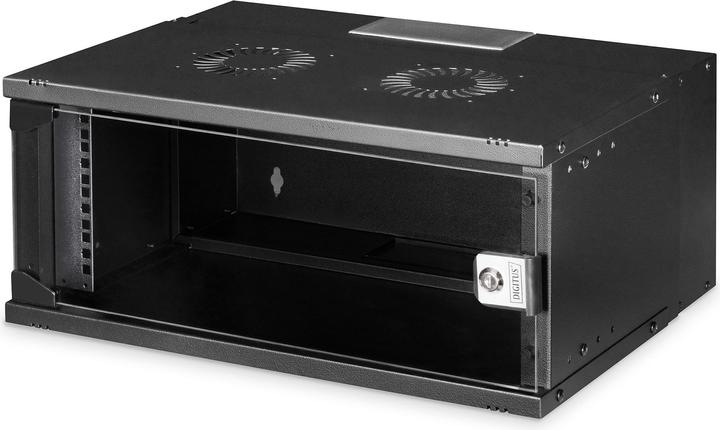 Produktbild Digitus 19" 4HE Wandgehäuse, SOHO PRO 237 x 540 x 400 mm, schwarz (4 HE, 19 Zoll Rack)