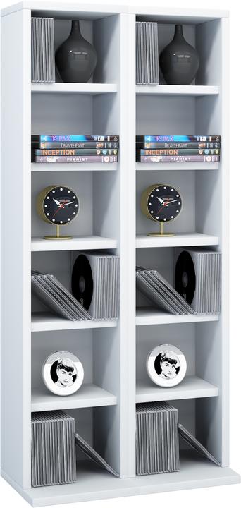 Immagine prodotto VCM Scaffale porta CD e DVD in legno Milano (42 x 20 x 92 cm)