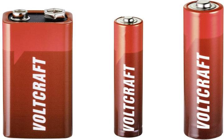 Image du produit Voltcraft Pile alcaline (40 pcs, AA, AAA, 9V Block, 3000 mAh)