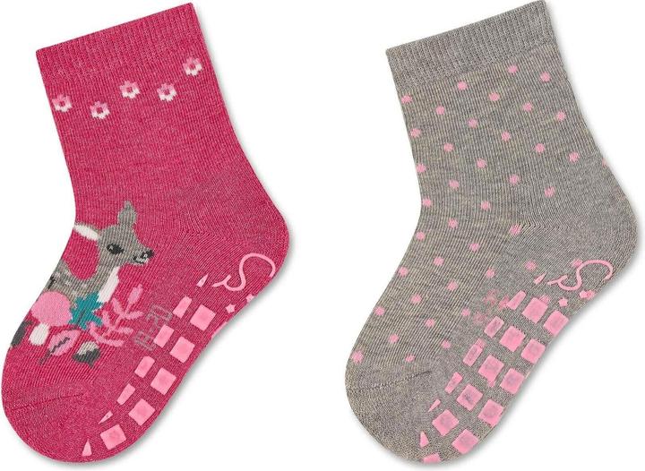 Produktbild Sterntaler ABS Söckchen 2er Rehkitz und Tupfen (2er Pack, 19 - 20)