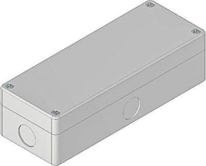 Produktbild Rs Pro Steuerstation Leergehäuse x Ø 22mm, 185 x 70 x 74mm, Grau, ABS, IP 65