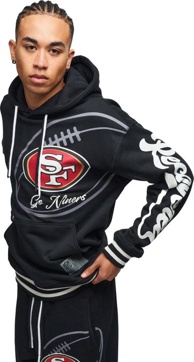 Immagine prodotto Recovered Re:covered Felpa con cappuccio in pile - PATCHES San Francisco 49ers (XXL)
