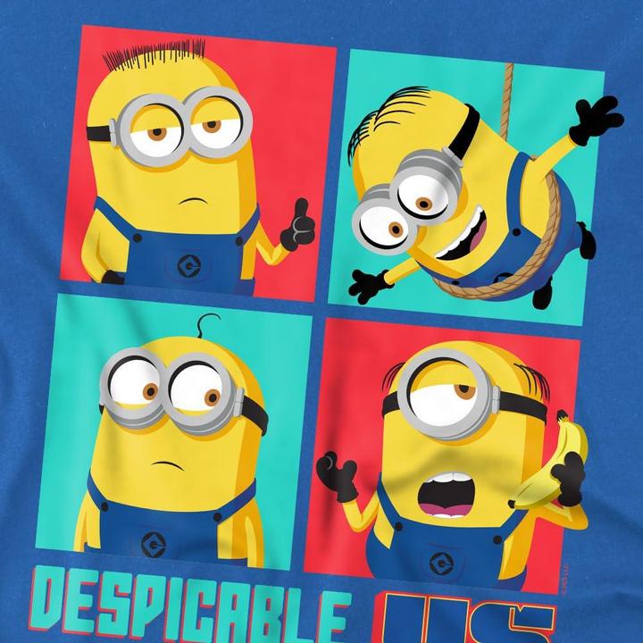 Immagine prodotto Despicable Me Minions Maglietta Quadrato Bambini (128)
