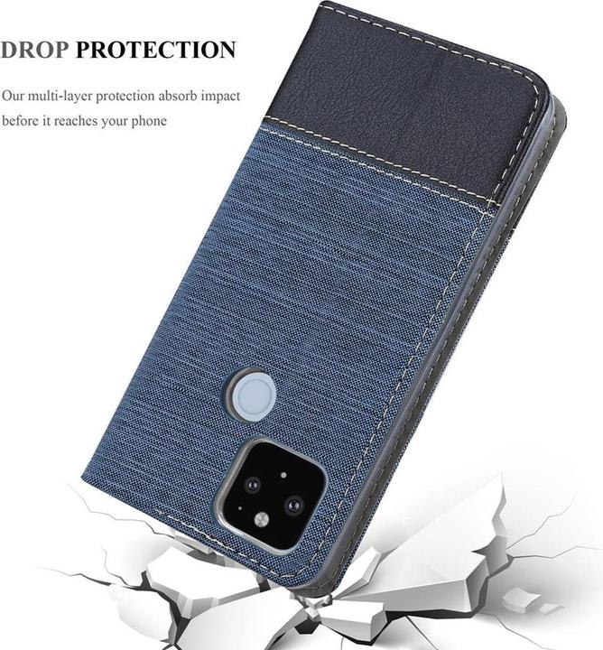 Image du produit Cadorabo Couverture look jeans Book (Google Pixel 5 XL)