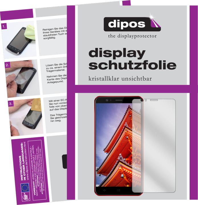 Actual product image Dipos Screen Protector Crystalclear (2 Piece, Elephone P8 3D)