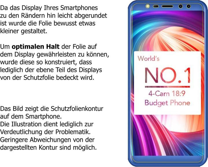 Actual product image Dipos Screen Protector Anti-Shock (2 Piece, Leagoo M9)