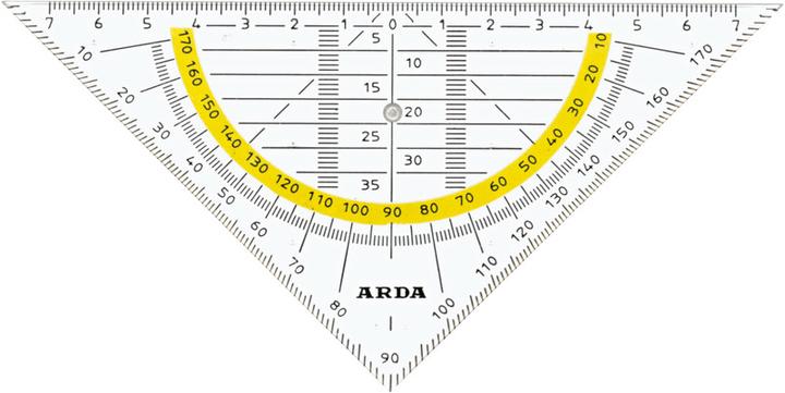 Arda Triangle géométrique Uni (16 cm)