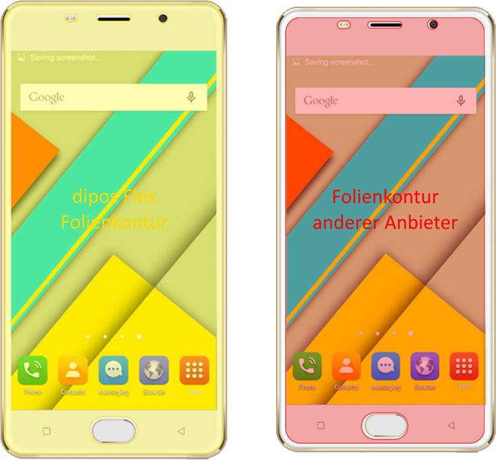 Immagine prodotto Dipos Pellicola Protettiva Full-Cover 3D (2 Pezzo/i, Oppo R9s)