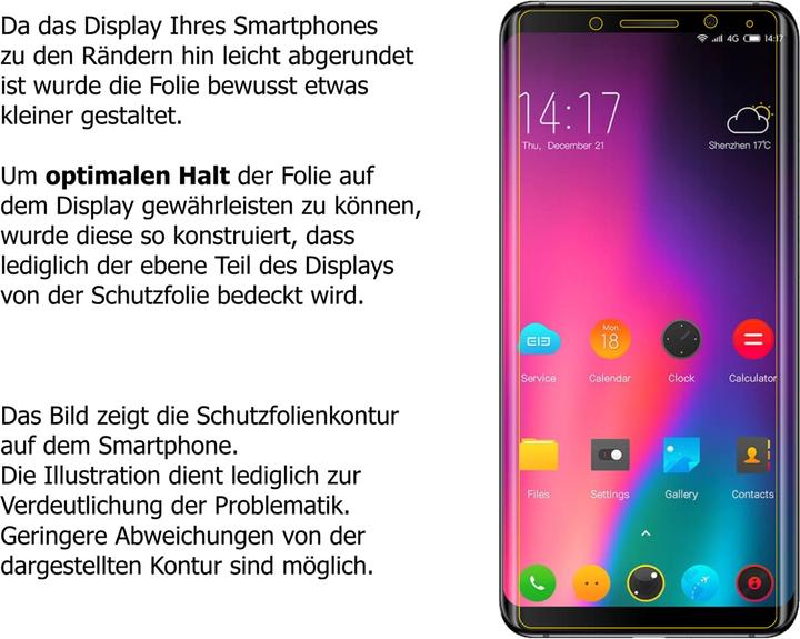 Actual product image Dipos Screen Protector Crystalclear (6 Piece, Elephone U Pro)