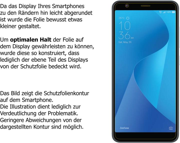 Immagine prodotto Dipos Pellicola Protettiva Anti-Shock (2 Pezzo/i, Asus Zenfone Max)