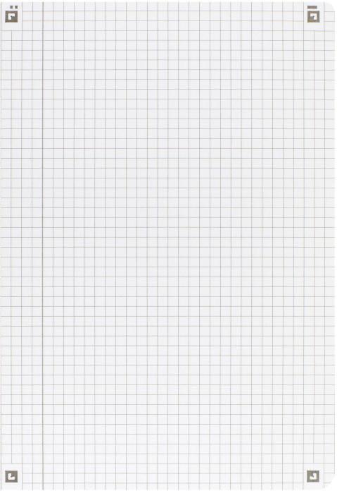 Actual product image Oxford College notebook (B5, Checked, Hardcover)