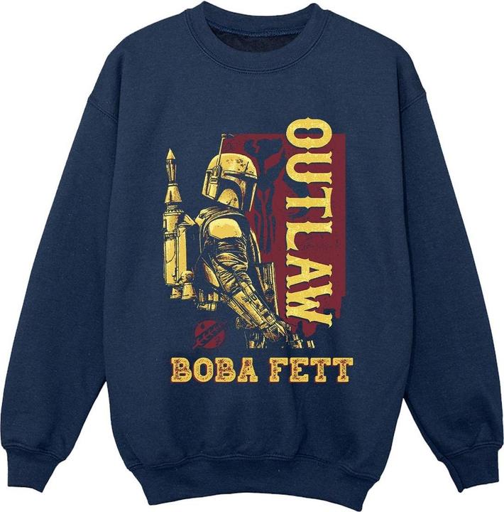 Star Wars The Book Of Boba Fett Distressed Outlaw Sweatshirt Jungen