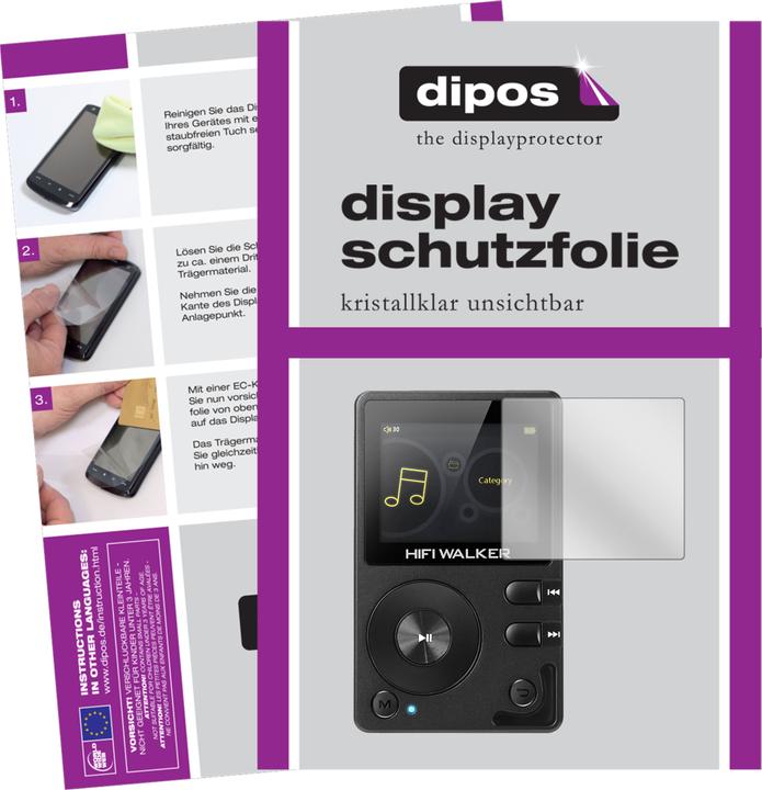 Produktbild Dipos Displayschutzfolie Crystalclear (Displayschutz, H2)