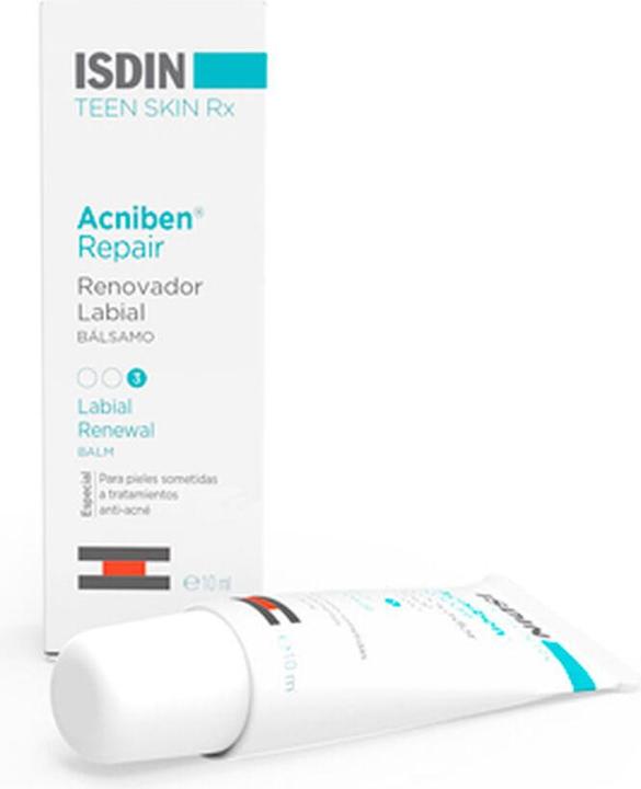 Actual product image Isdin Acniben Rx Repair Lip Balm 10ml (10 ml)