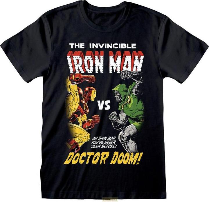 Heroes Inc Marvel T-Shirt Iron Man vs Doom Grösse S (S)