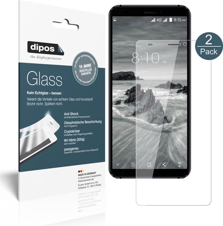 Immagine prodotto Dipos Pellicola Protettiva Anti-Shock (2 Pezzo/i, Blackview S6)