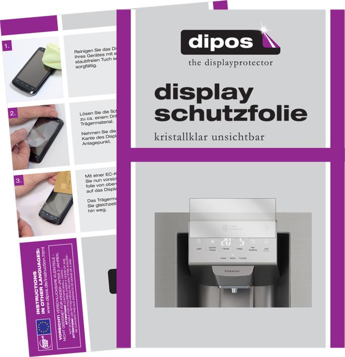Actual product image Dipos Screen Protector Crystalclear (2 Piece, GSJ 961 NEBZ)