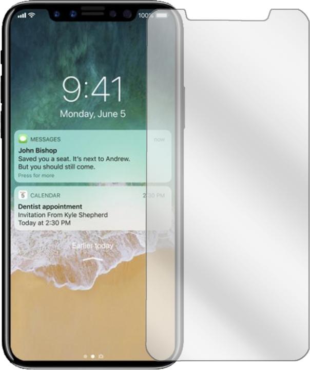 Produktbild Dipos Displayschutzfolie Crystalclear (4 Stück, Apple iPhone X)