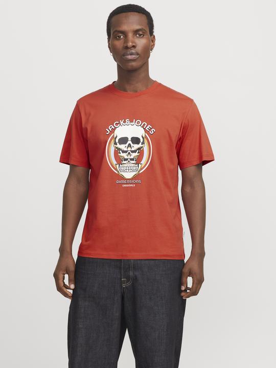 Image du produit Jack & Jones Joranatomy Skull Tee Ss Crew Neck Ln (S)