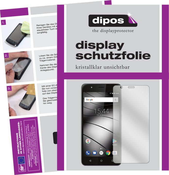 Actual product image Dipos Screen Protector Crystalclear (2 Piece, Gigaset GS270)