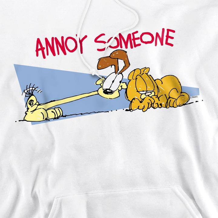 Immagine prodotto Garfield Annoy Someone Felpa con Cappuccio Uomo (XXL)