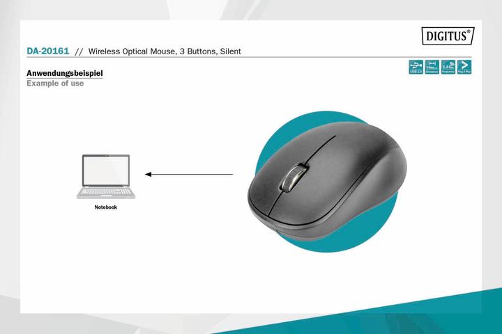 Produktbild Digitus Tischhalterung (Kabellos)