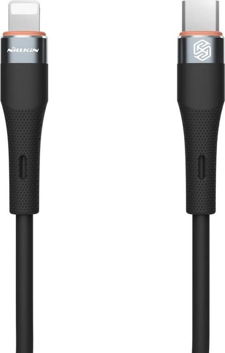 Produktbild Nillkin Flowspeed Liquid Silicone Data Cable USB-C/Lightning 1,2m 27W Black (1.20 m, USB 3.0, 27 W)