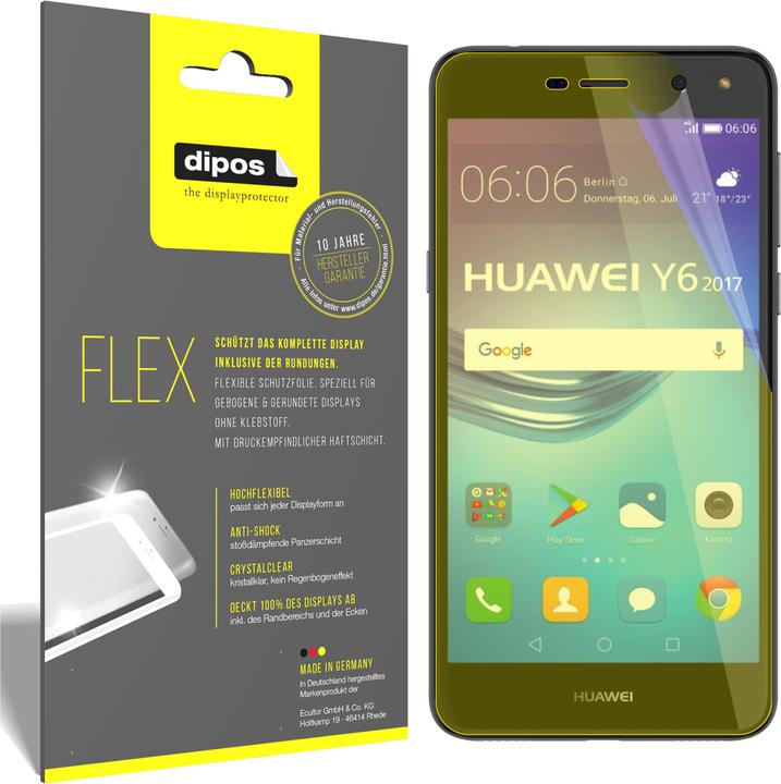 Actual product image Dipos Screen Protector Full-Cover 3D (3 Piece, Huawei Y6 (2017))