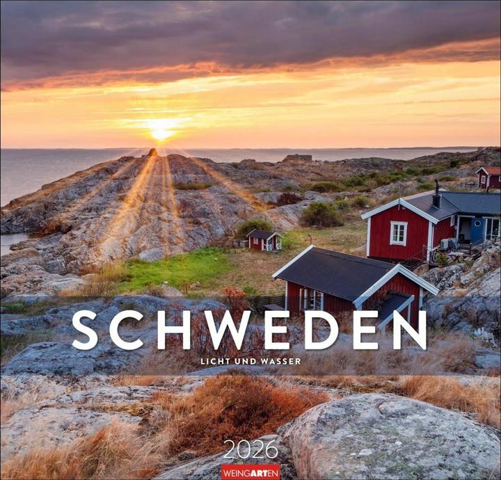 Produktbild Schweden Kalender 2026 - Licht und Wasser (48 x 46 cm, Deutsch)