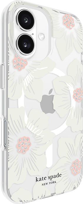 Actual product image Kate Spade Protective MagSafe - iPhone 16 case (Hollyhock Floral) (Apple iPhone 16)